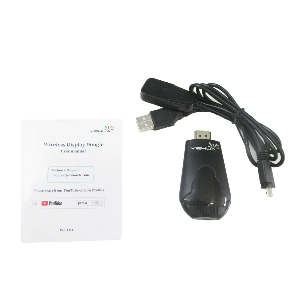 Yehua K8 беспроводной ТВ палка wifi Дисплей Anycast airplay ключ miracast отзеркаливание DLNA HD 1080P