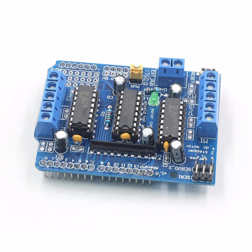L293D щит управления двигателем Плата расширения привода двигателя для Arduino Щит
