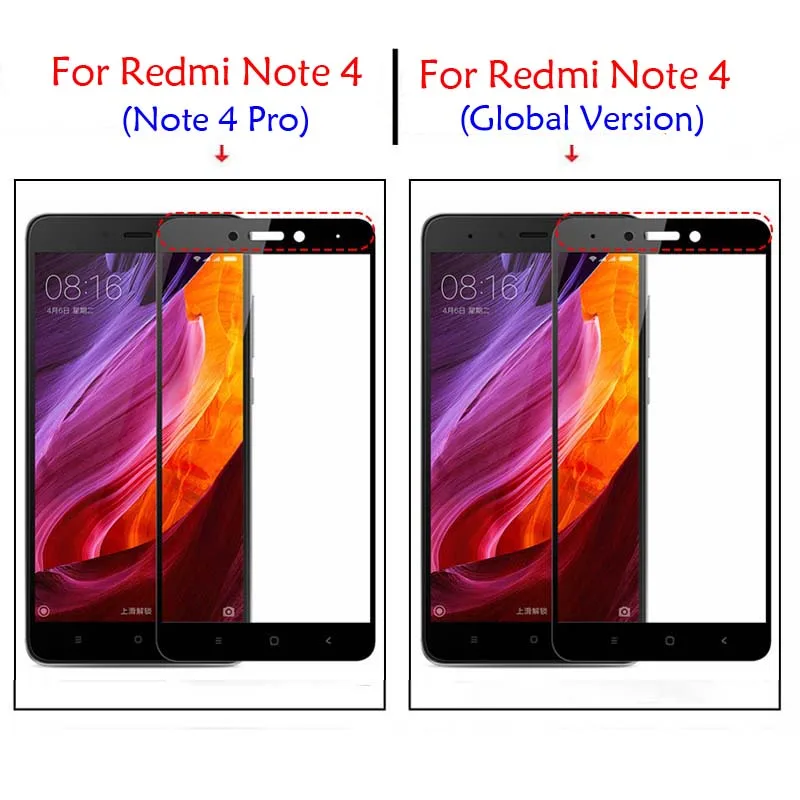 Tempered Glass Screen Protector For Xiaomi Redmi 4 Pro 4X 4A 3 3S Note Mi 5 5s 6 Mix Mi5 Mi5S Plus Mi6 Mi5X A1 5A Max 2 |
