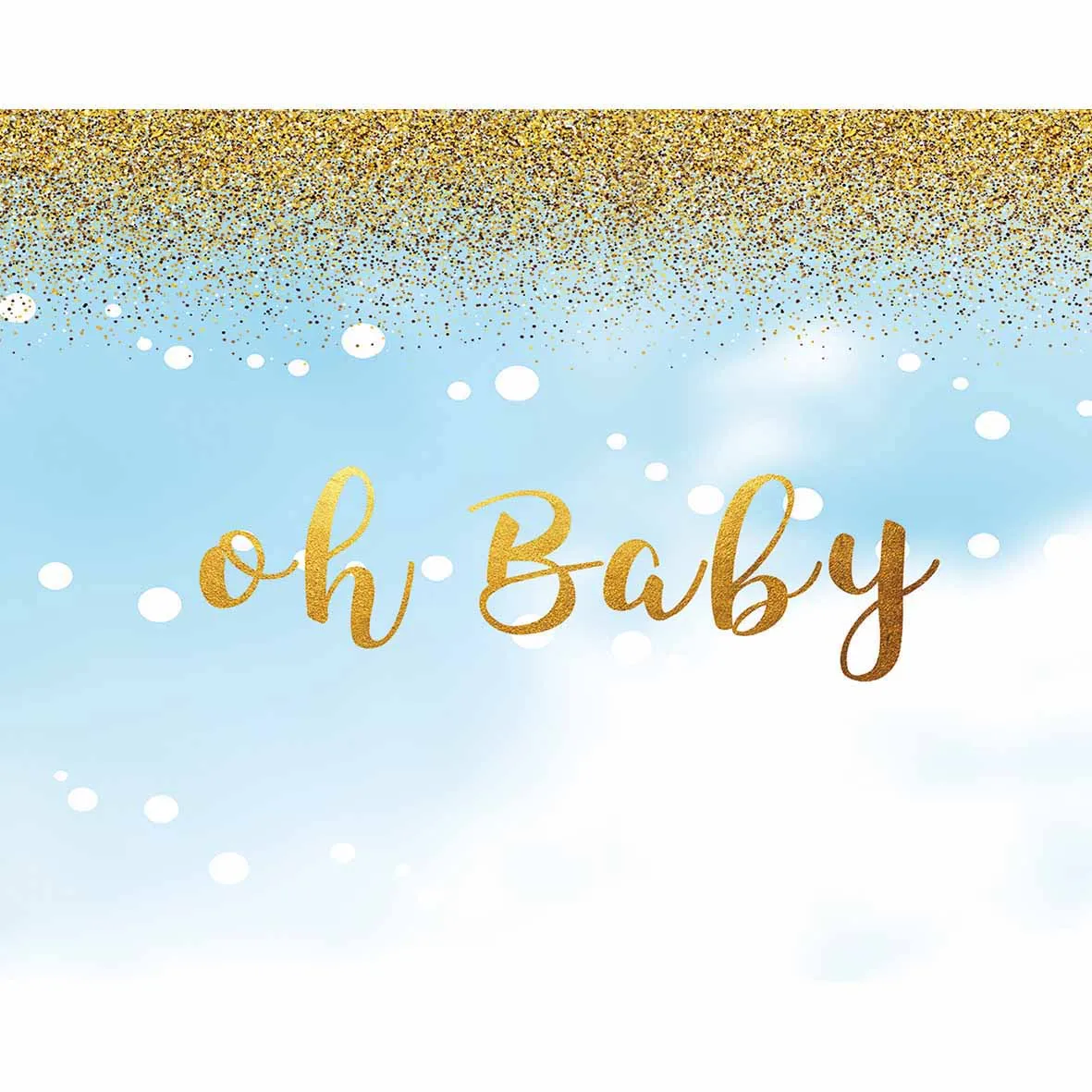 Фон Allenjoy для дня рождения вечеринки Добро пожаловать Oh Baby Shower Причастие