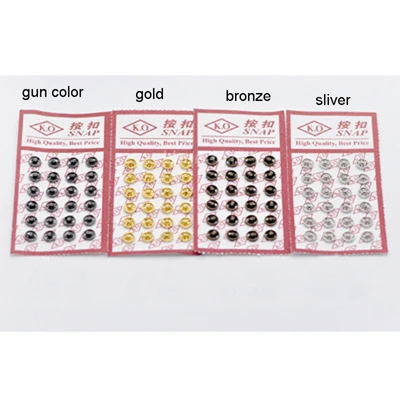 gun color Мини Кнопка пряжки DIY Кукла Одежда металлическая пряжка невидимая защелка для Blyth, Barbi, 1/6 BJD кукла аксессуары для шитья одежды - Цвет: gun color