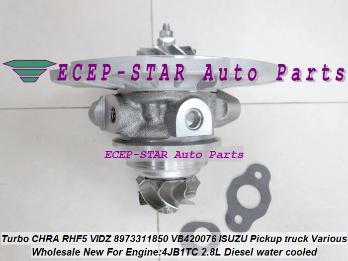 Турбо CHRA картридж Core RHF5 VIDZ VA420076 8973311850 8973311 850 4T505 1118010 802 для ISUZU пикап 4JB1TC 4JB1T 4JB1 TC