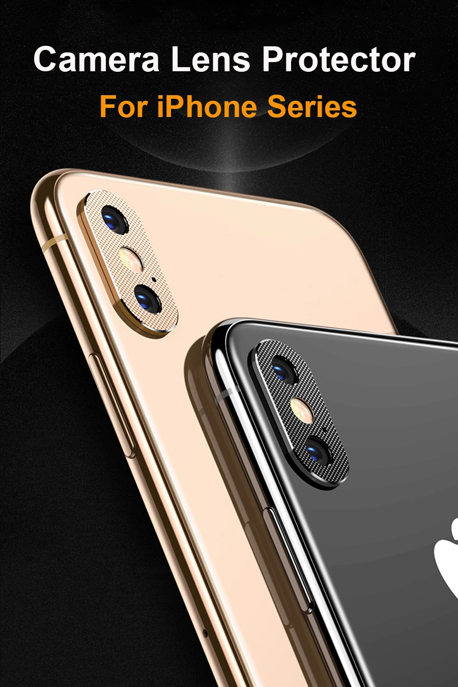 Чехол для iPhone X XS Max XR 7 8 6 6S Plus чехол Алюминиевый металлический объектив камеры телефона защитное кольцо и бампер противоударный чехол s