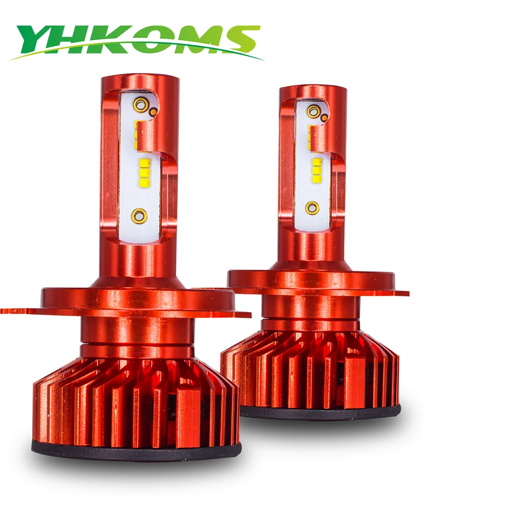 

YHKOMS Canbus H4 H7 H1 LED Auto Headlamp H8 H9 H11 H3 880 881 H27 9005 HB3 9006 HB4 LED Bulb 80W 12000LM car headlight 6000K