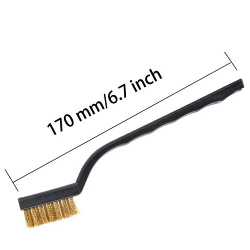 

MINI WIRE BRUSHES STEEL COPPER STEEL WHEELS SCRUB CLEAN REMOVE RUST NEW