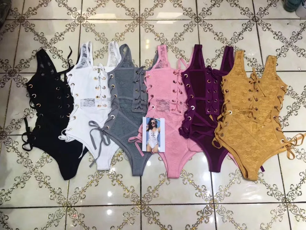 2017 новая мода крест накрест шнуровка металлический круг Женский Бандаж боди