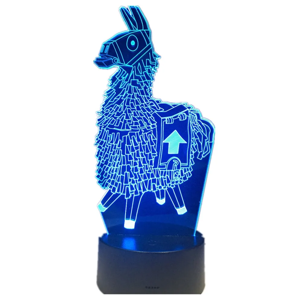 

Cartoon 3D Light Touch LED Lamps Boys Girls Gift 3D Illusion Light Home Atmosphere Lava Lamp Decoration with USB Cable