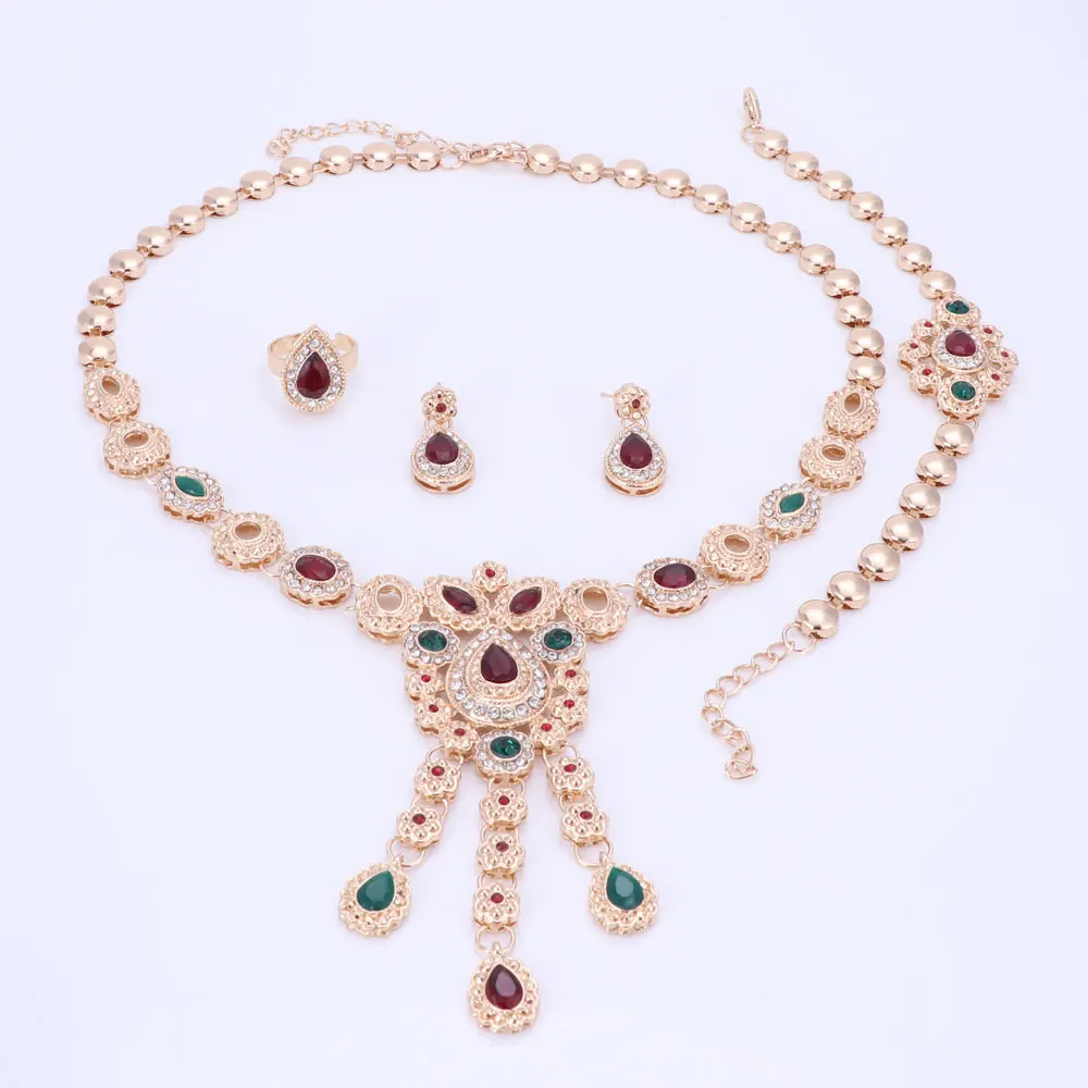 Модные свадебные комплекты ювелирных изделий нигерийские Свадебные африканские