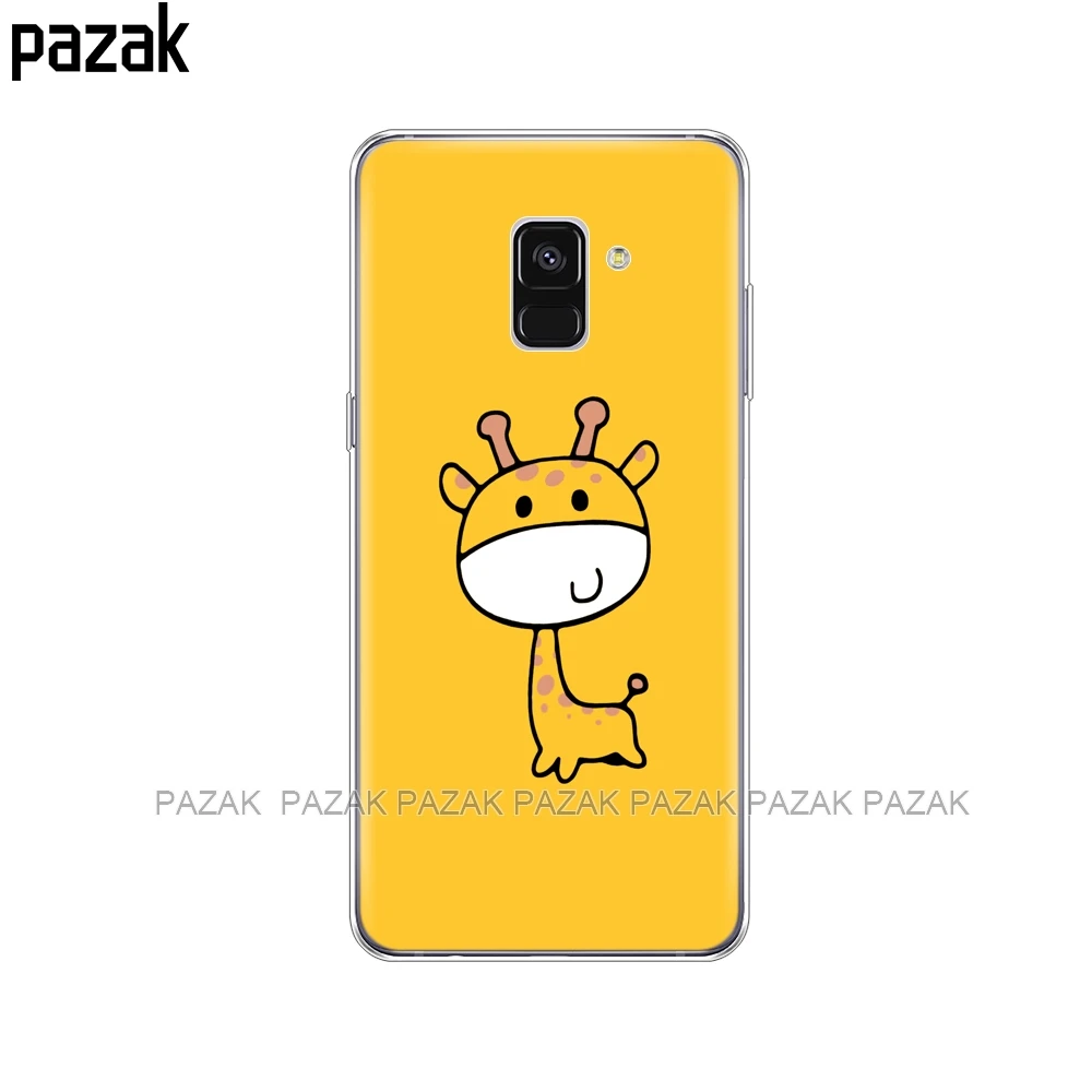 Силиконовый чехол для телефона samsung Galaxy A8 A530 A530F, силиконовый чехол для samsung A8 Plus A730 A730F, прозрачный чехол s - Цвет: 34272