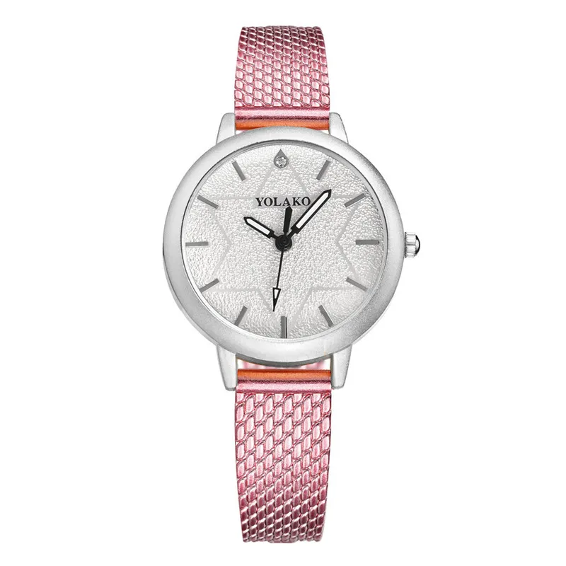 Модный Топ бренд класса люкс женские наручные часы сталь кварцевые простые