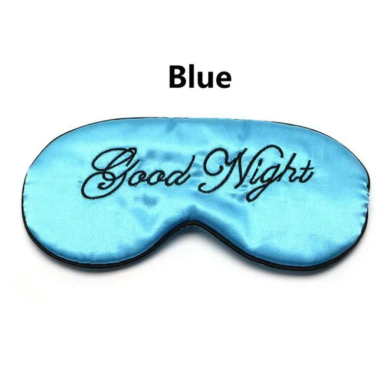 High Quality Imitation silk Soft Sleep Mask Relax Aid For Travel Blindfold Padded Shade Eye Patch Natural Sleeping | Красота и