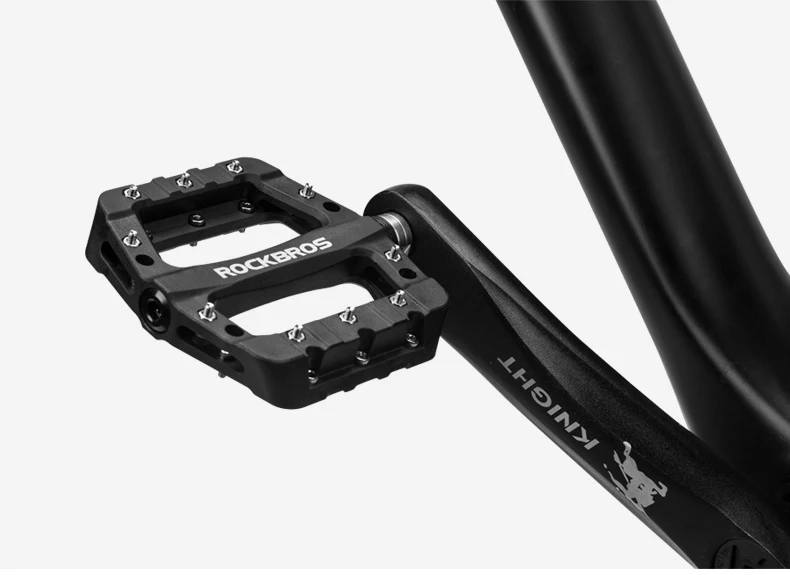 ROCKBROS Велоспортные MTB велосипедные педали Сверхлегкие уплотнение подшипников нейлон молибдена педали прочный расширить область велосипедная часть
