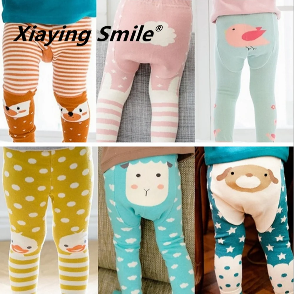 Новинка весенне осенние хлопковые детские колготки Xiaying Smile из Южной Кореи с 9