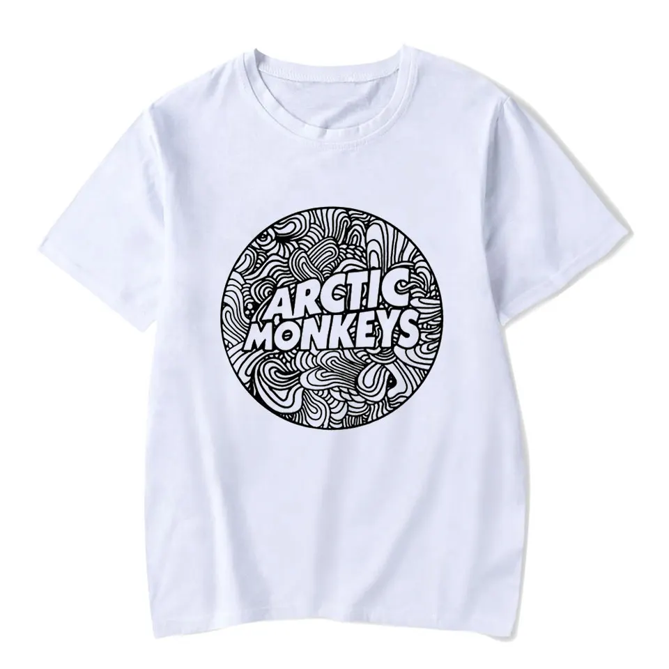 Arctic Monkeys Повседневная футболка Женская забавная рок-музыка модная Высококачественная уличная Harajuku женская футболка Femme
