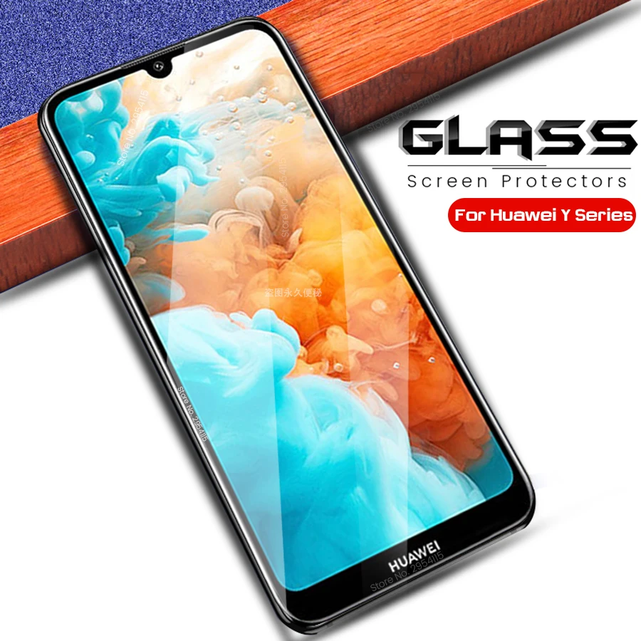 Защитное стекло для huawei y9 prime 2019 экрана y7 y6 y5 pro листовая пленка steklo|Защитные