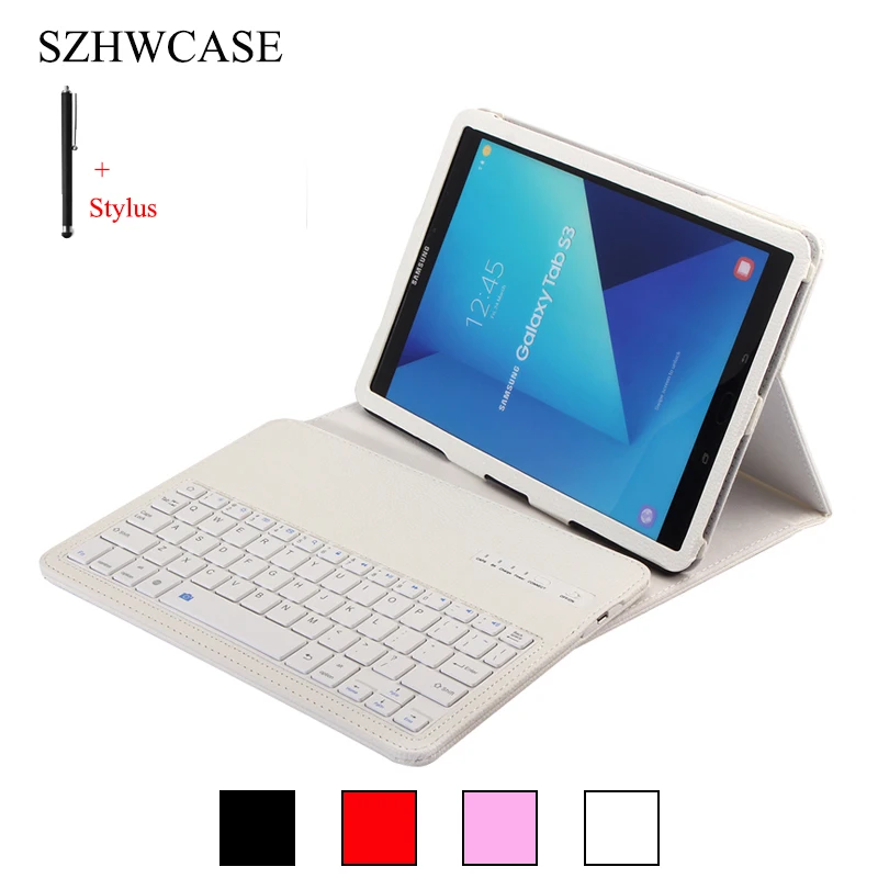 Беспроводной Bluetooth клавиатура для Samsung Galaxy Tab S3 9 7 чехол T820 планшет подставка с