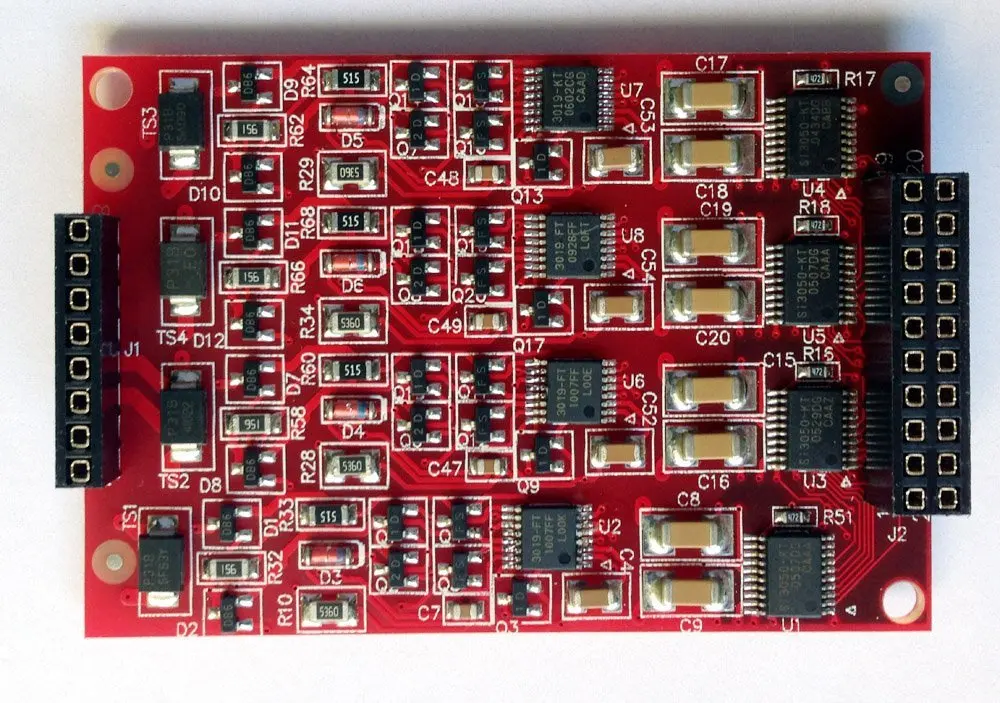 Quad модуль FXO X400M для Digium TDM800p / TDM2400p AEX800/AEX2400 карта Asterisk 400 4 канальная FXO|module| |