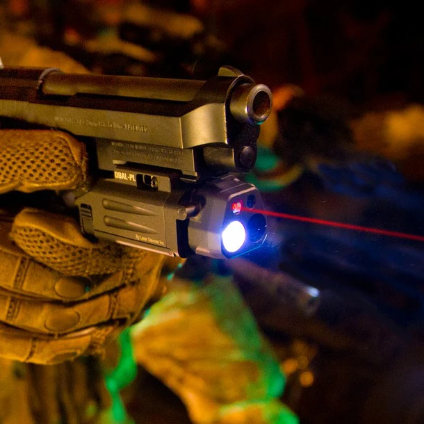 

Tactical DBAL-PL type light white LED 400 Lumens Flashlight With Red Laser IR LED illuminator /visible laser pointer GZ150087