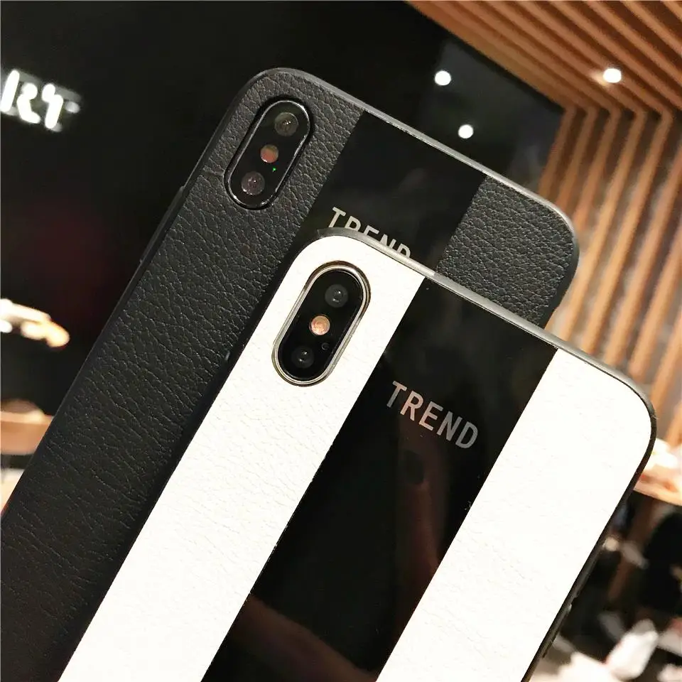Чехол для iphone XS MAX TPU Силикон + PC оргстекло задняя жесткая XR X 6 6s 7 8 Plus роскошный
