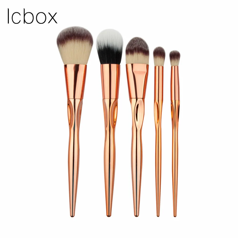 Lcbox 5 шт./компл. Тени для век Основа макияжа лица губ Румяна Корректоры Кисточки