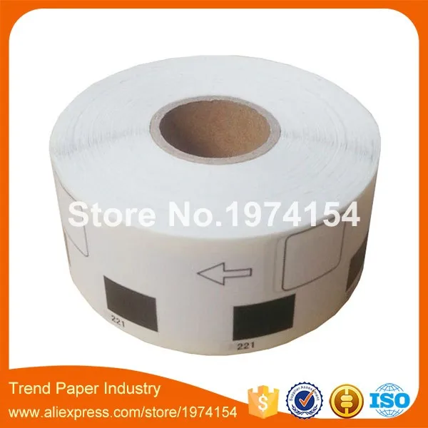 50 x rolls ETICHETTE BROTHER DK11221 23x23 мм 1000pz QL-500A QL-550 QL-560 QL-570 | Компьютеры и офис