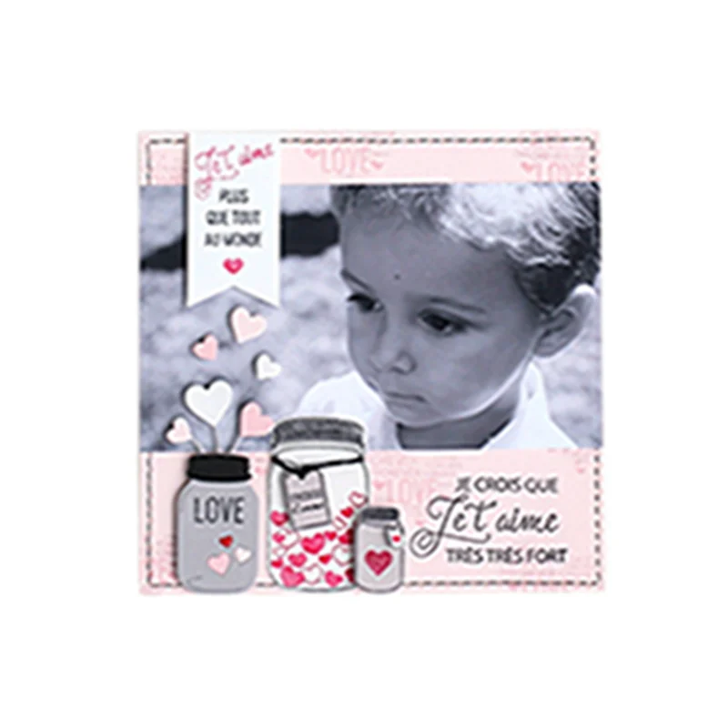 Love Jar Damour Tag металлические режущие штампы для поделок Скрапбукинг товары для рукоделия тиснильный альбом изготовление бумажных открыток новые Diecuts