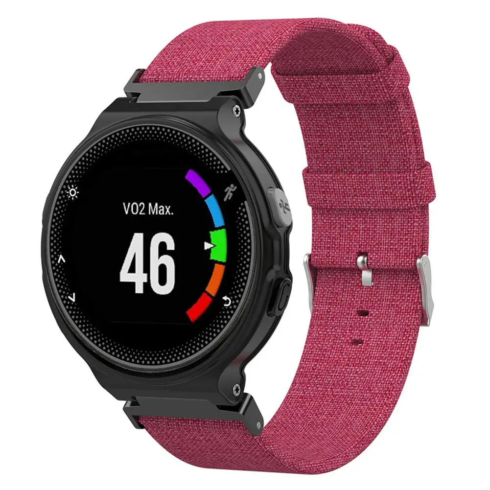 Новинка для Garmin Forerunner 220 230 235 630 620 735 Смарт-часы, Холщовый Спортивный Браслет, ремешок на запястье, аксессуары для наручных часов