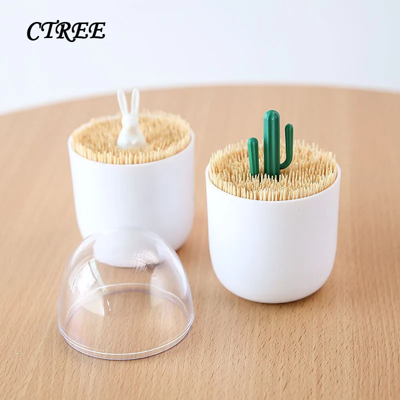 Прозрачный контейнер для зубочисток CTREE европейский домашний декор коробка