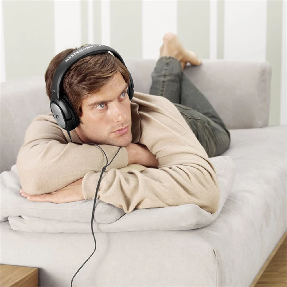 Проводные наушники Sennheiser HD 201 3,5 мм закрытые динамические наушники-вкладыши стерео Музыкальная гарнитура шумоизоляция игровой fone
