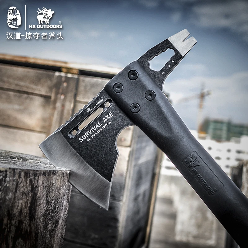 HX открытый FT-05A открытый инженерный топор, многофункциональный Самообороны выживания топор, тактический топор