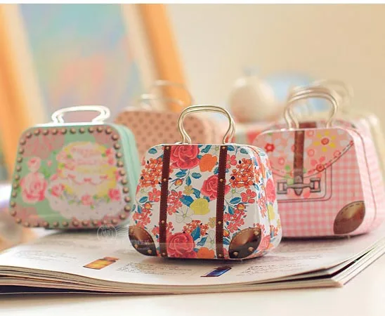 

Big size Handbags tin / candy tin iron box / creative wedding Favor Boxes gift/pencil box
