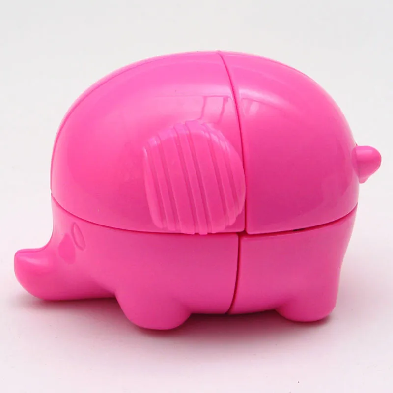 2x2 магический куб &quotСлон&quot Головоломка Куб мозг сложная игрушка Синий Розовый