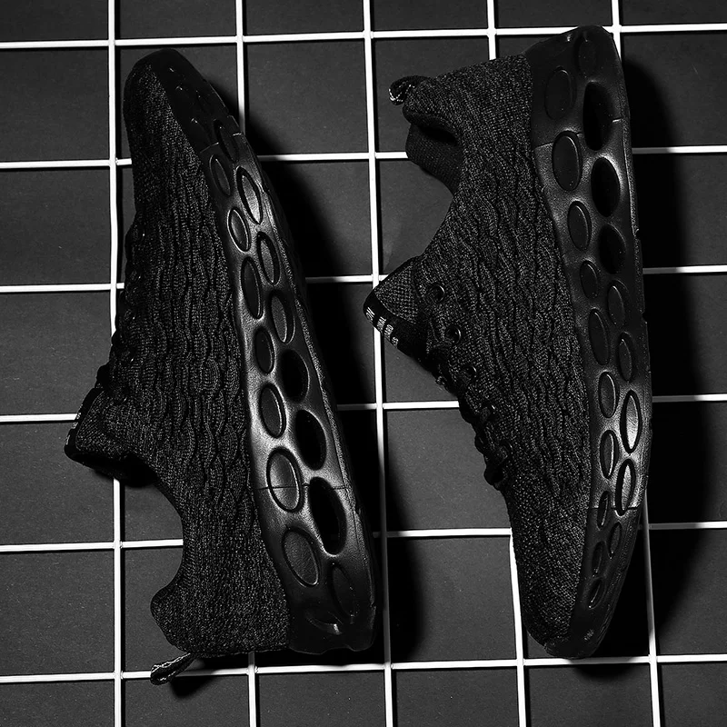 Мужская сетчатая дышащая обувь Hemmyi красная повседневная для мужчин светильник