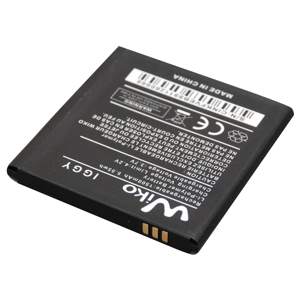 

Hot Sell Backup 1500mAh Battery For Wiko IGGY Smart Mobile Phone + + Tracking Number