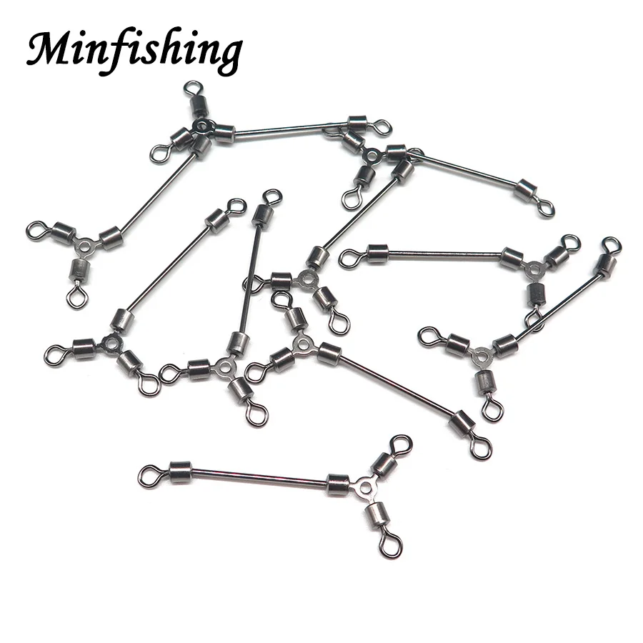 Minfishing 25 шт. рыболовные Вертлюги шариковый подшипник качения Вертлюг рыболовный