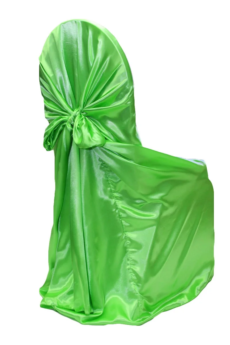 dark green Сатиновые чехлы на стулья для свадебного банкета, отеля, вечерние украшения, товары, 110 см* 140 см, 100 шт, бренд BITFLY - Цвет: dark green
