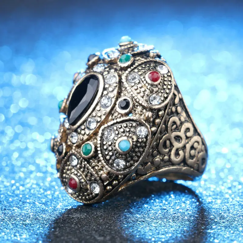 Турецкое Бохо винтажное антикварное мужское кольцо ювелирное изделие умный
