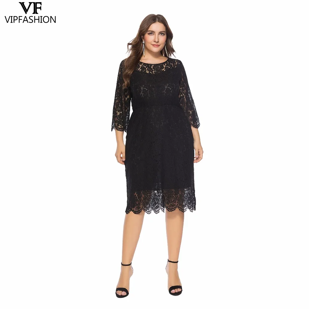 VIP модные 5XL 6XL новейшие летние женские элегантное кружевное платье Россия
