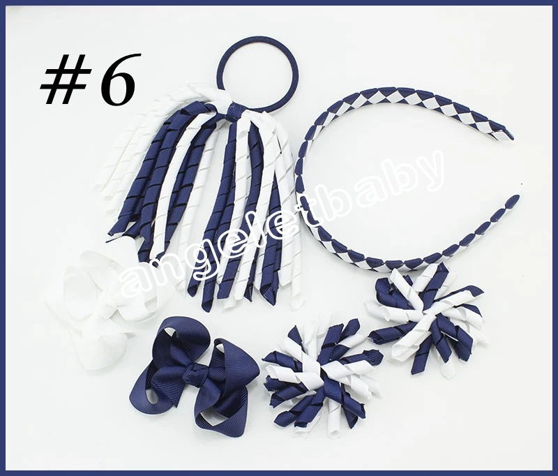 20 комплектов коркер конский хвост стримеры тканые повязки на голову галстуки для