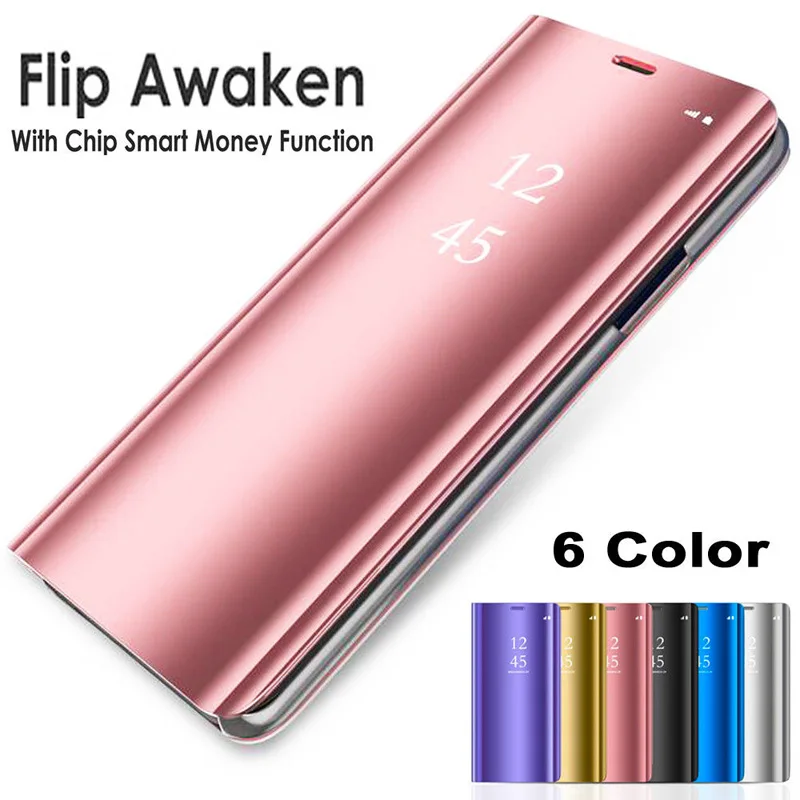 Роскошный смарт-чехол для Huawei P20 Lite Pro Honor 9 10 задняя крышка смарт-зеркало |