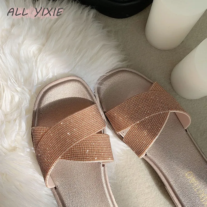 Женские босоножки на плоской подошве ALL YIXIE2019|Тапочки| |