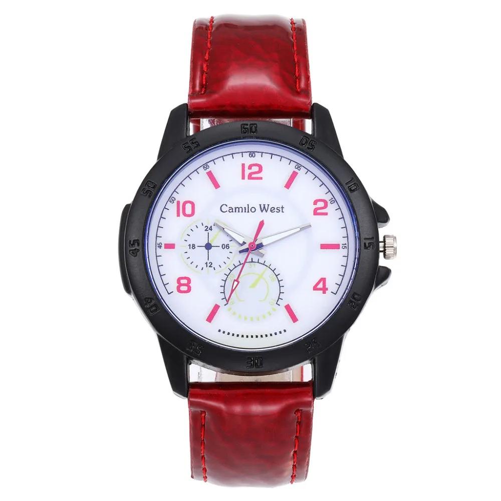 Женские кварцевые часы с синим циферблатом и кожаным ремешком новинка 2019 |