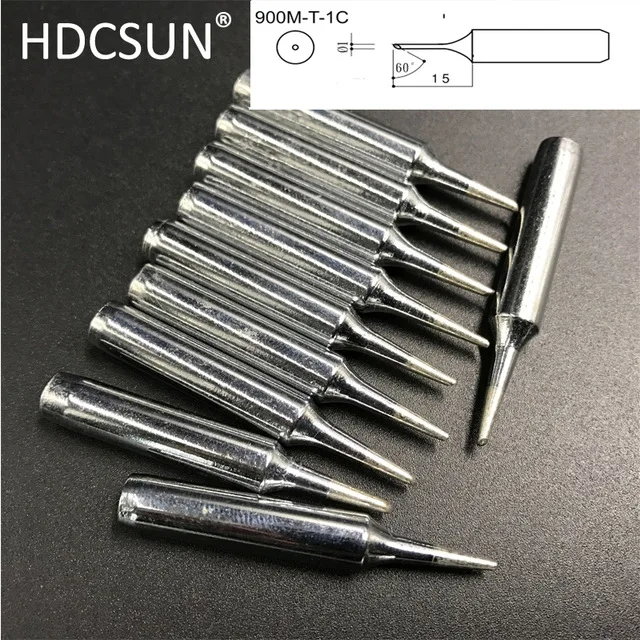 Высокое качество 10 шт./лот 900M T 1C/2C/3C/4C паяльник наконечник для Saike aoyue yihua 936 852d + 909D
