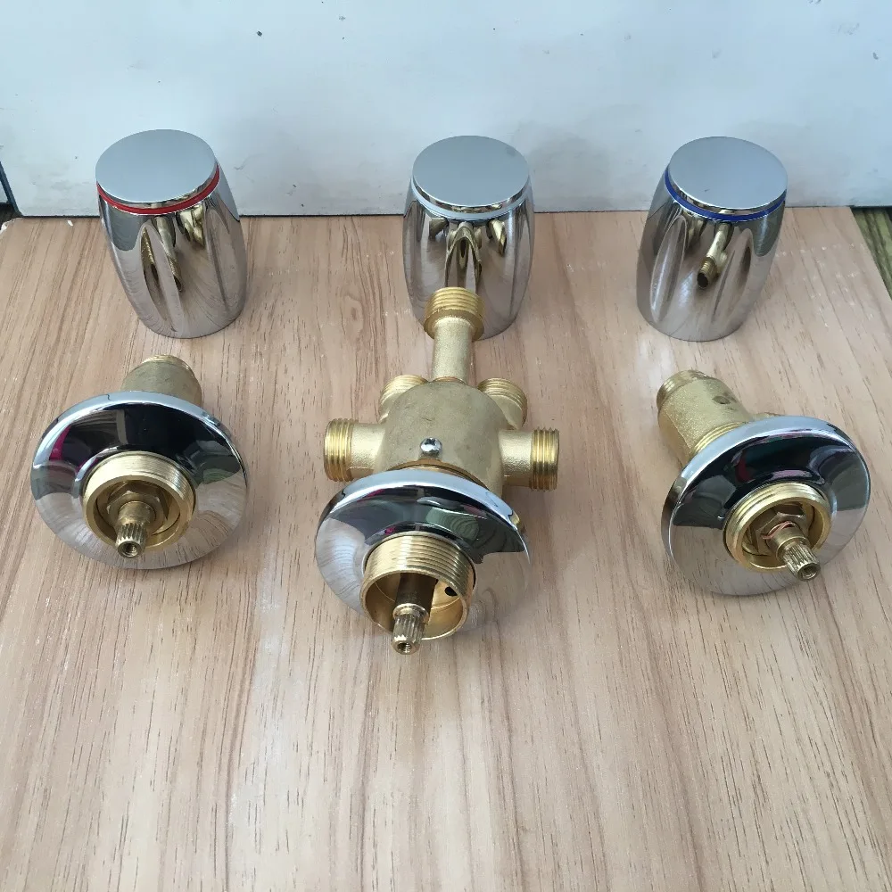 Однотонный латунный переключатель для смесителя ванны смеситель душа