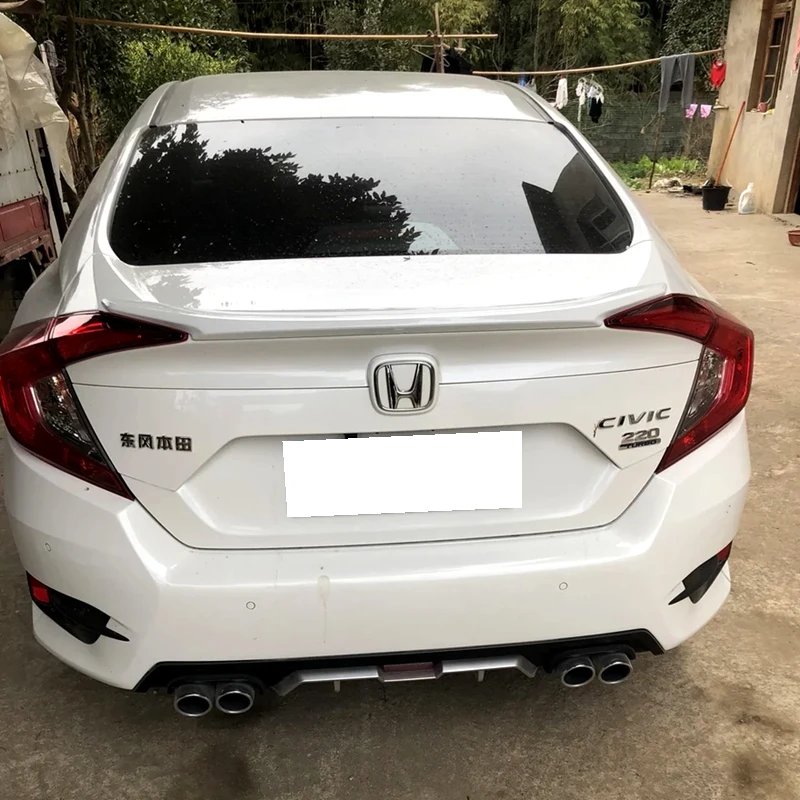 Золотой код режимов для honda civic до спойлеров автомобиля задний багажник фиксированные крылья праймер цвет спойлер