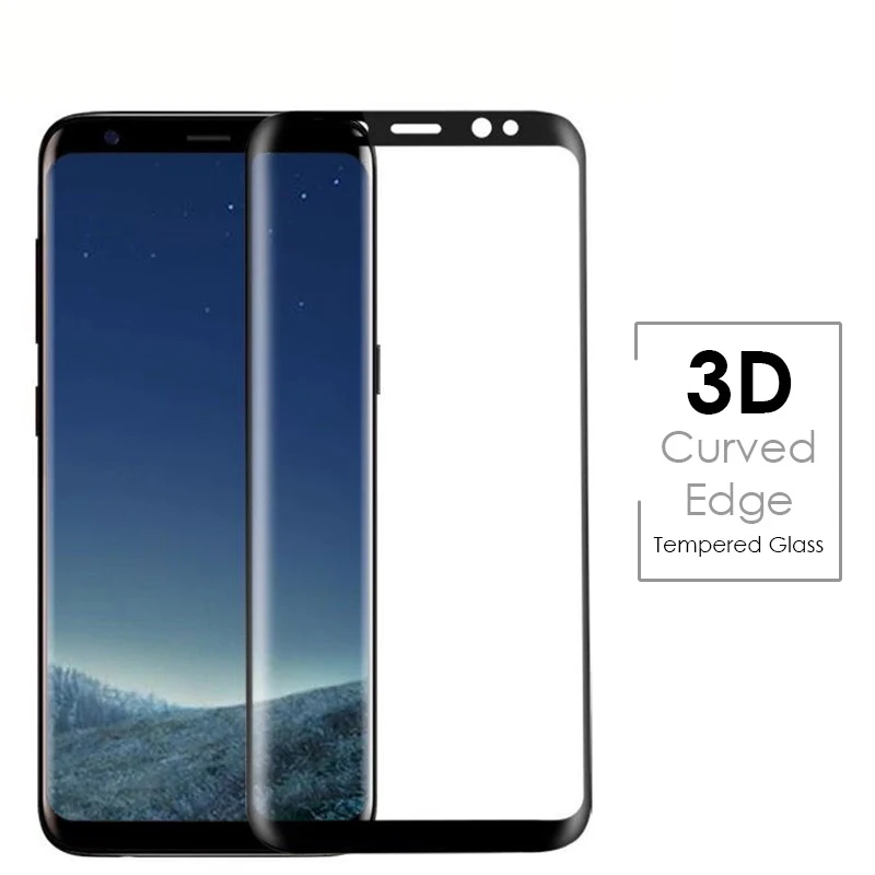 Для Samsung Galaxy Note 8 закаленное стекло 9H 3D полное покрытие экрана Взрывозащищенная
