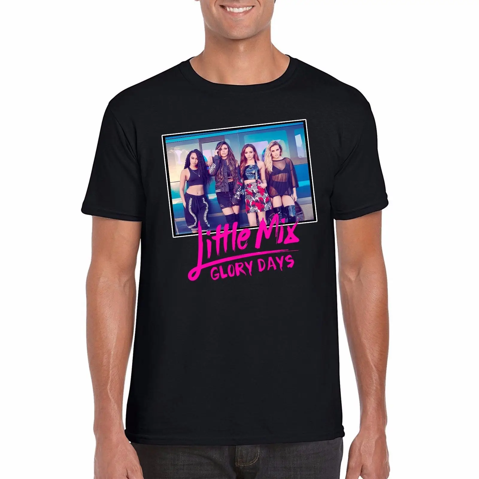 Футболка Little Mix Glory Days британский вентилятор группа фанатов плакат топ смешной