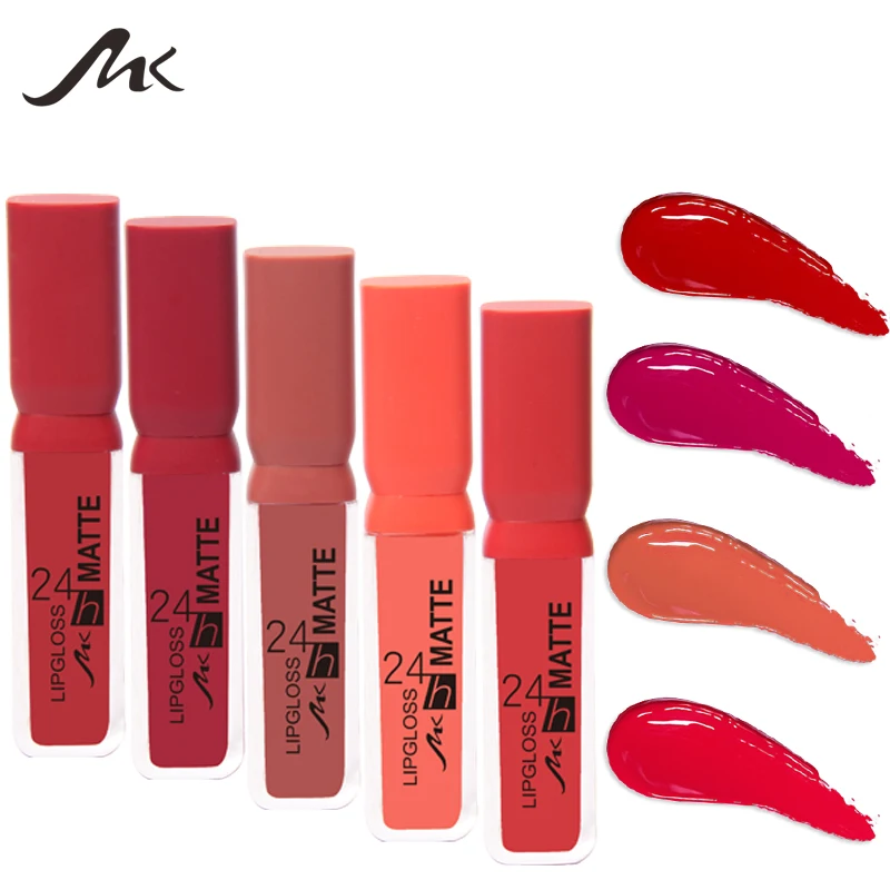 MK бренд Lips beauty матовый Makup пигмент водонепроницаемый стойкий блеск для губ 12