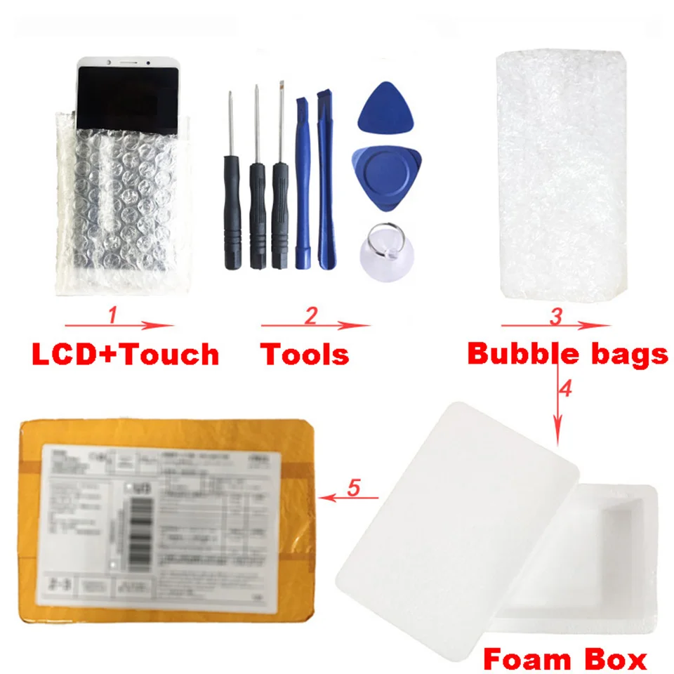 Хорошее качество для Wiko S-Kool Robby ЖК-дисплей + кодирующий преобразователь