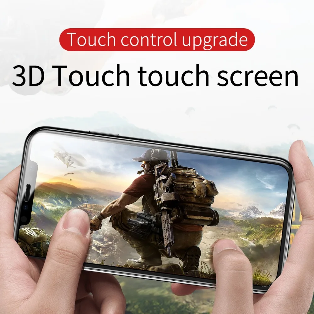 BASEUS закаленное Стекло для iPhone XR XS Max 0 3 мм Жесткая-изогнутые края полный Экран